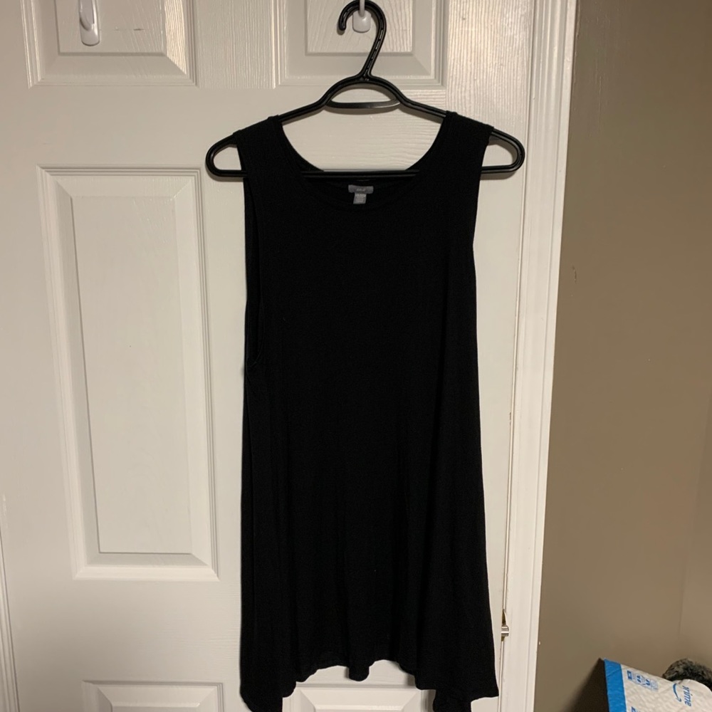 Sleeveless flare dress top